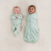 ErgoPouch - Organic Layers Long Sleeve Babygrow - Sage - Mild 0.2 TOG ergoPouch