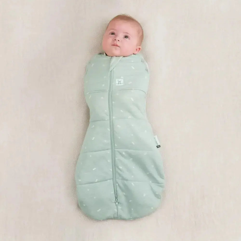 ErgoPouch - Organic Winter Cocoon Swaddle Sleeping Bag - Sage - 2.5 TOG ergoPouch