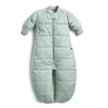 ErgoPouch - Organic Winter Long Sleeved 2 in 1 Sleeping Suit Bag - Sage - 2.5 TOG ergoPouch