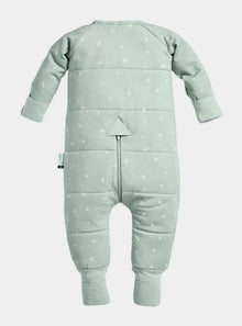  ErgoPouch - Organic Winter Long Sleeved Sleep Onesie - Sage - 2.5 TOG ergoPouch