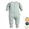 ErgoPouch - Organic Winter Long Sleeved Sleep Onesie - Sage - 2.5 TOG ergoPouch