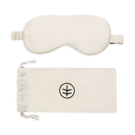 Silk Eye Mask Sleep in Wheat (Eucalyptus Silk)