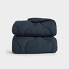 Navy Quilted Snuggle Blanket