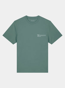  Eucalyptus Green Mens Organic Cotton Relaxed-Fit T-Shirt hewn.