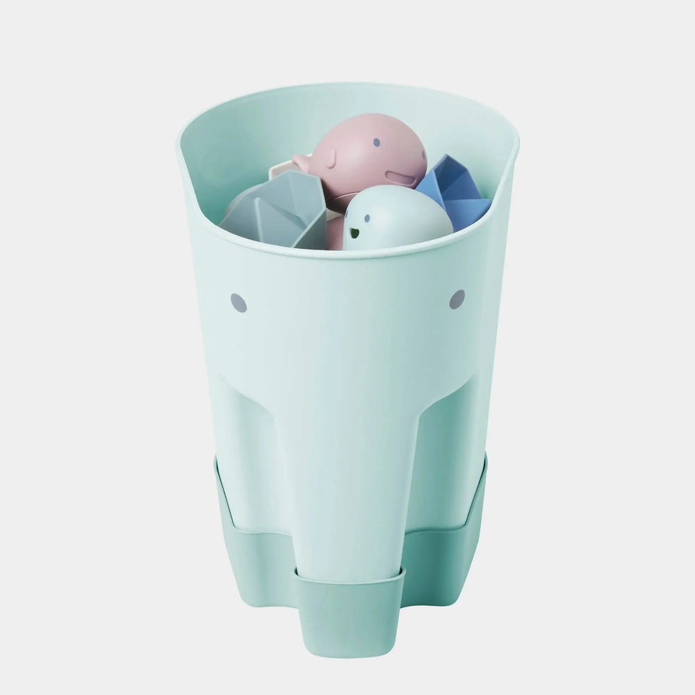 Eucalyptus Green Shnuggle Ellie Bath Toy Drying Caddy Shnuggle