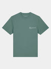 Eucalyptus Green Womens Organic Cotton Relaxed-Fit T-Shirt hewn.