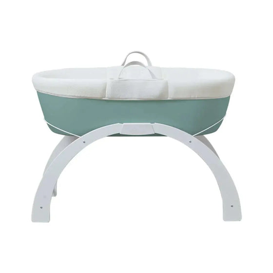 Eucalyptus Shnuggle Dreami Moses Basket & Stand Shnuggle