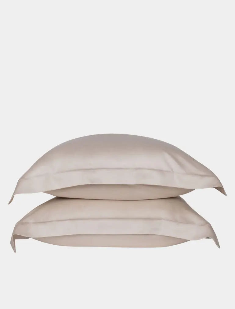 Eucalyptus Silk Pillowcase Pair in Wheat Ethical Bedding