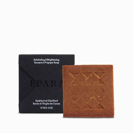 Exfoliating and Brightening (Turmeric and Papaya) Soap Epara Skincare