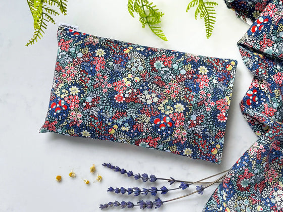 Eye Pillow With Lavender and Chamomile - Liberty Elderberry a Print Holme & Moss