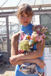 Floralia High Neck Maxi Dress