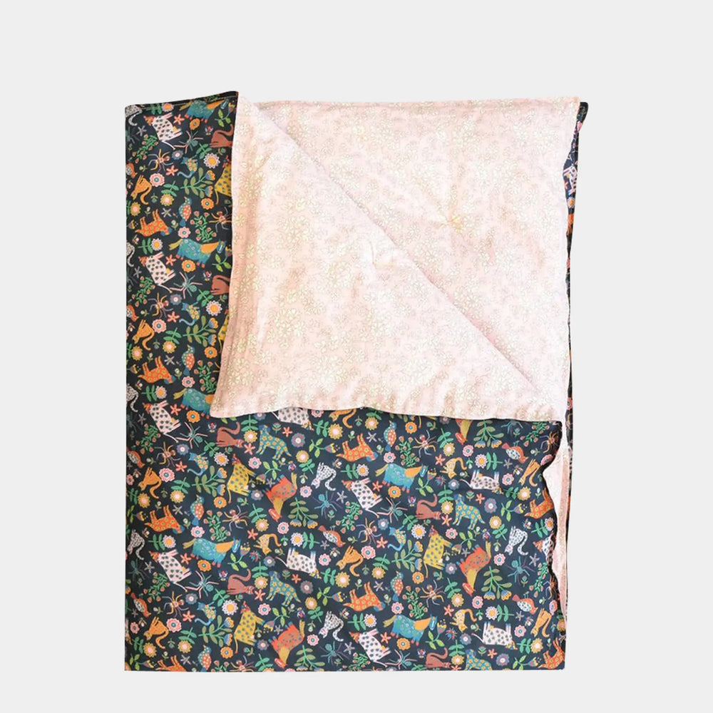 FOLK TAILS & CAPEL PINK Liberty Reversible Heirloom Quilt Coco & Wolf