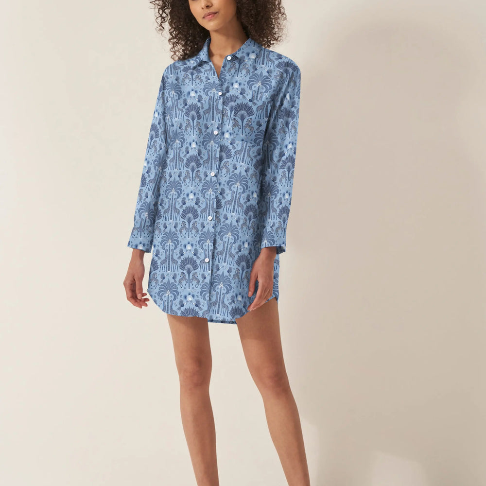 Favourite Travels Women's Organic Cotton Nightshirt Myza