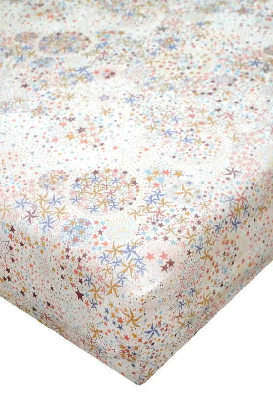 Fitted Sheet Made With Liberty Fabric ADELAJDA MUSTARD Coco & Wolf