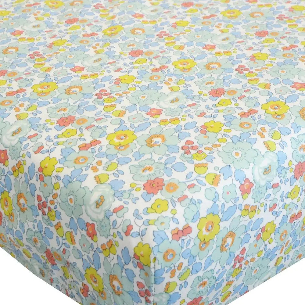 Fitted Sheet Made With Liberty Fabric BETSY SAGE Coco & Wolf