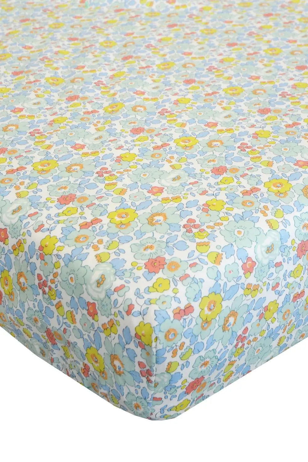 Fitted Sheet Made With Liberty Fabric BETSY SAGE Coco & Wolf