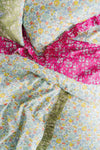 Fitted Sheet Made With Liberty Fabric CAPEL FUCHSIA Coco & Wolf