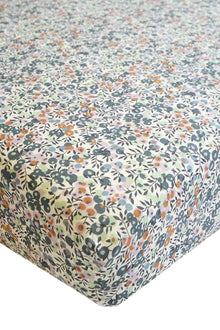  Fitted Sheet Made With Organic Liberty Fabric WILTSHIRE Coco & Wolf