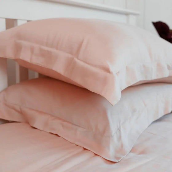 Fitted Sheet in Rose (Eucalyptus Silk) Ethical Bedding