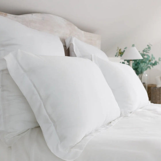 Fitted Sheet in Wheat (Eucalyptus Silk) Ethical Bedding