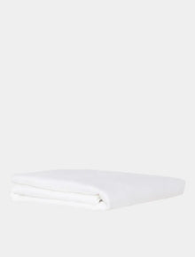  Fitted Sheet in White (Eucalyptus Silk) Ethical Bedding