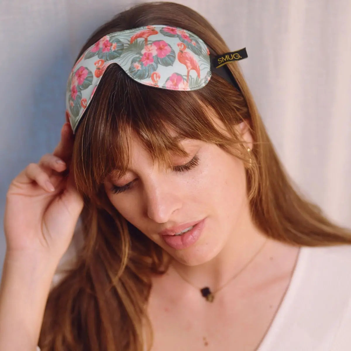 Flamingo Contoured 3D Blackout Sleep Mask SMUG