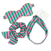 Accessories Gift Set in Flamingo Stripe