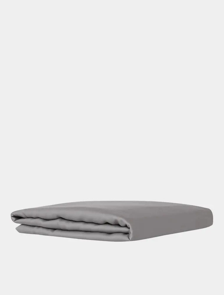 Flat Sheet in Grey (Eucalyptus Silk) Ethical Bedding