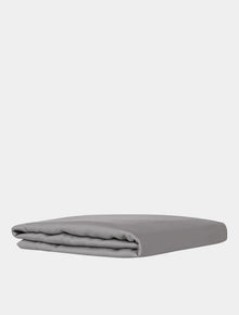  Flat Sheet in Grey (Eucalyptus Silk) Ethical Bedding