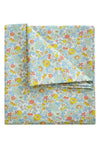 Flat Top Sheet Made With Liberty Fabric BETSY SAGE Coco & Wolf