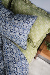 Flat Top Sheet Made With Liberty Fabric CAPEL PISTACHIO Coco & Wolf