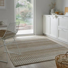  Fletcher Stripe Washable Rug Dunelm