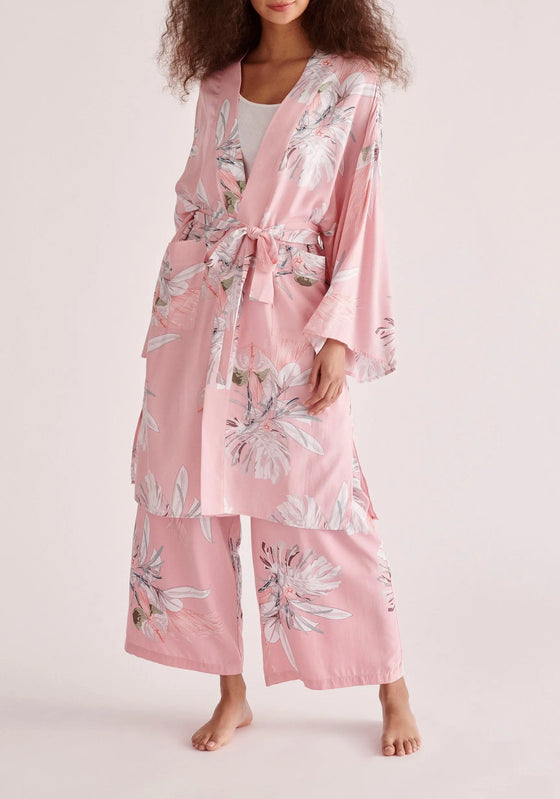 Floral Kimono Robe Paisie