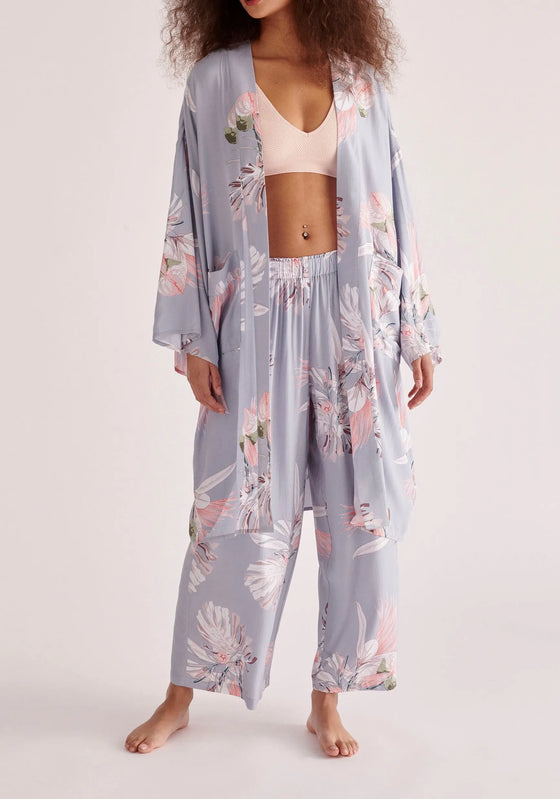 Floral Kimono Robe Paisie