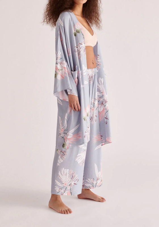 Floral Kimono Robe Paisie