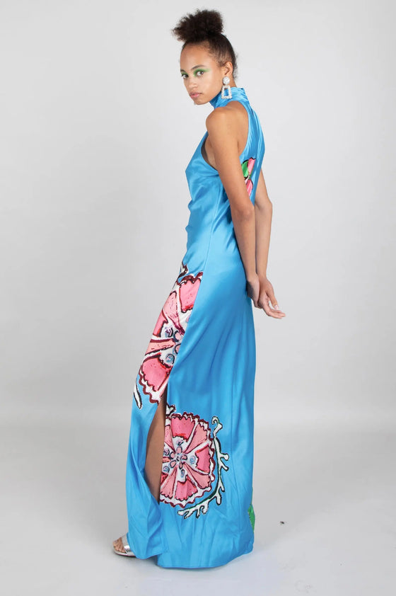 Floralia High Neck Maxi Dress Jessica Russell Flint