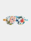 Florals on White Organic Cotton Sleep Mask Myza