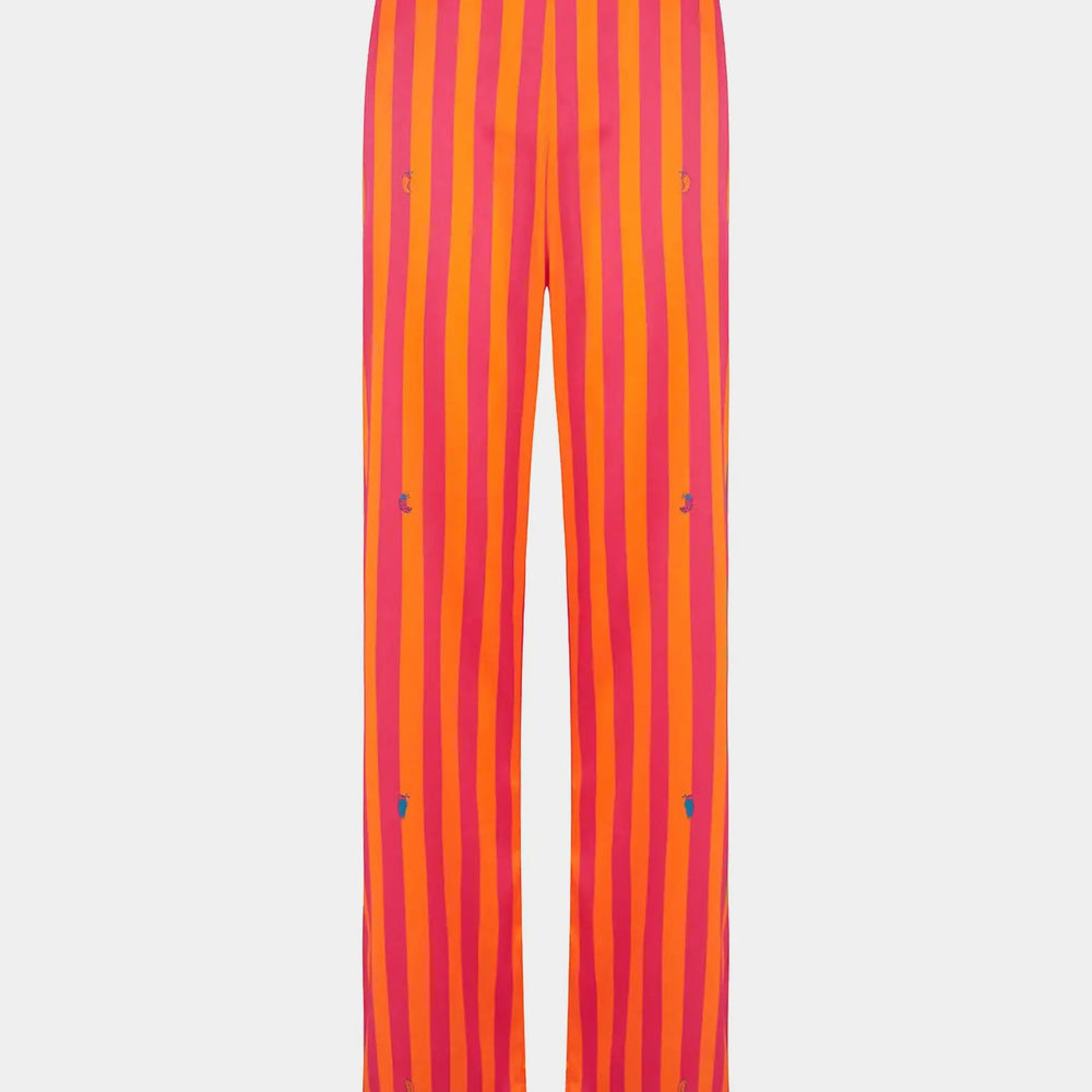 Florence Sunset Stripe Silk Trouser Sleepy Wilson