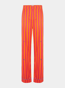  Florence Sunset Stripe Silk Trouser Sleepy Wilson