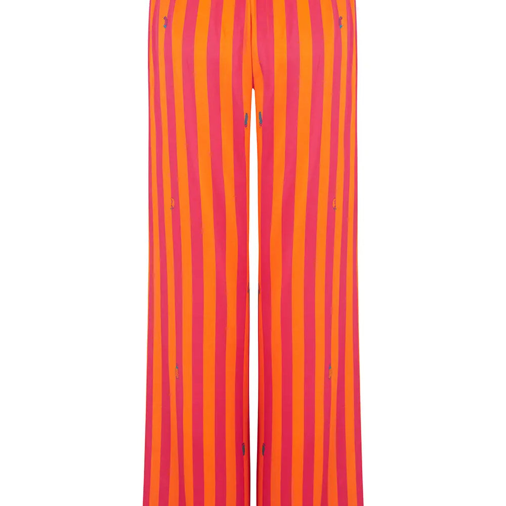 Florence Sunset Stripe Silk Trouser Sleepy Wilson