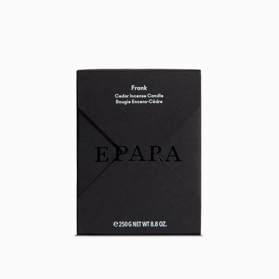 Frank Cedar Incense Candle Epara Skincare