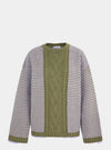 Frankie Cable Knit Crew Neck Jumper - Khaki Cara & The Sky