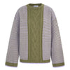 Frankie Cable Knit Crew Neck Jumper - Khaki Cara & The Sky