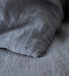 French Blue 100% Linen Fitted Sheet The Secret Linen Store