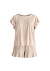 Frill Pyjama T-Shirt and Shorts Paisie