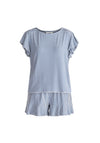 Frill Pyjama T-Shirt and Shorts Paisie