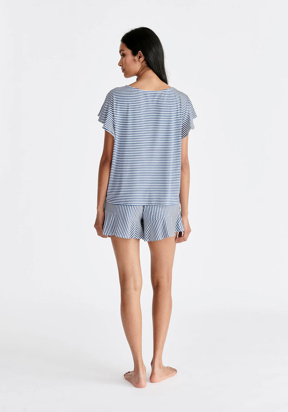 Frill Pyjama T-Shirt and Shorts Paisie