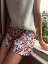 Fuchsia Bloom Women's Pyjama Shorts Madder & More