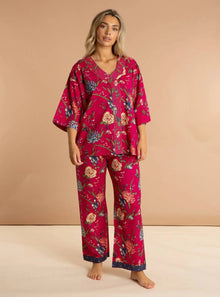  Fuchsia Women's Cotton Pyjamas inara