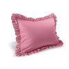 Full-Size Cotton Ruffled Pillowcase, Bubblegum Pink Snooozeworld